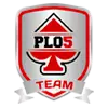 Logo do PLO5 Poker Team, time de cash game de Omaha 5 cartas